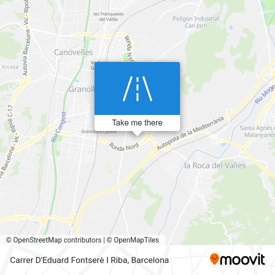 Carrer D'Eduard Fontserè I Riba map