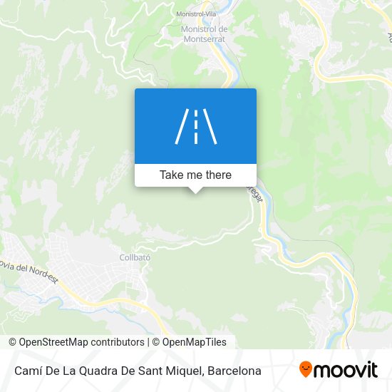 Camí De La Quadra De Sant Miquel map