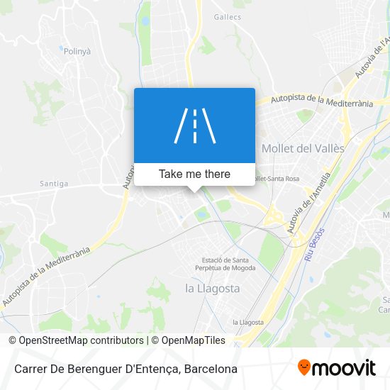Carrer De Berenguer D'Entença map
