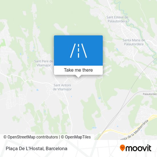 Plaça De L'Hostal map