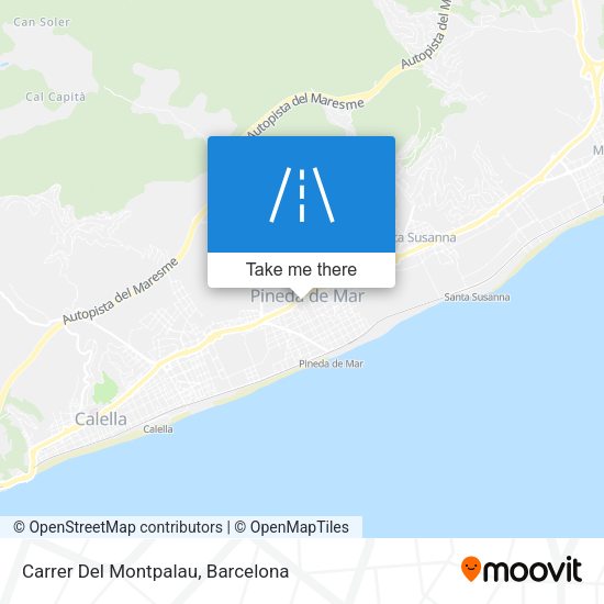 Carrer Del Montpalau map