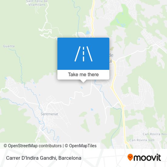 Carrer D'Indira Gandhi map