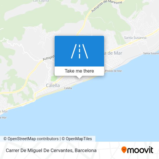 Carrer De Miguel De Cervantes map
