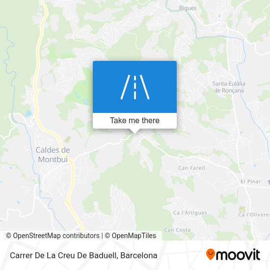 Carrer De La Creu De Baduell map