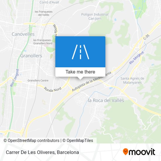 Carrer De Les Oliveres map