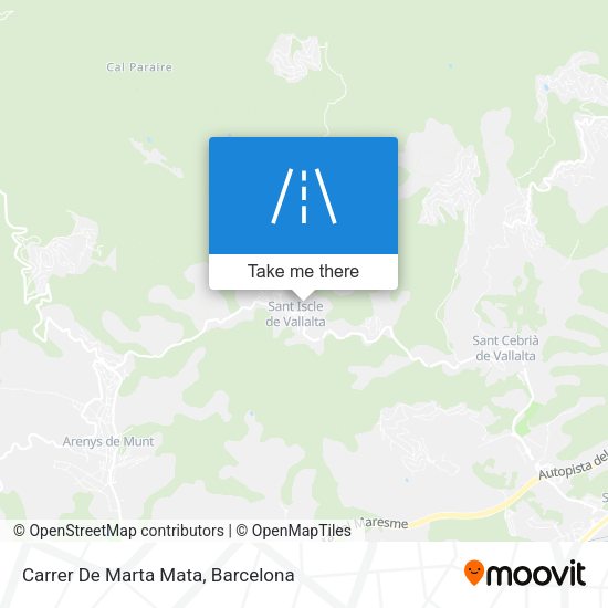 Carrer De Marta Mata map