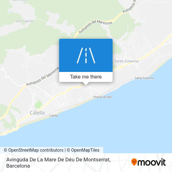 Avinguda De La Mare De Déu De Montserrat map