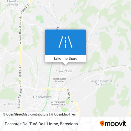 Passatge Del Turó De L'Home map