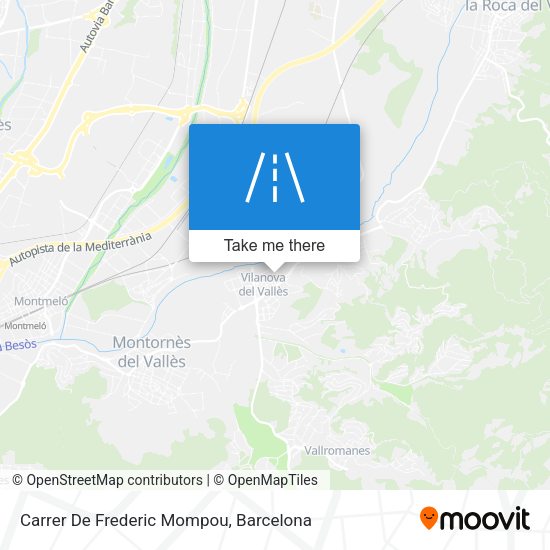 Carrer De Frederic Mompou map
