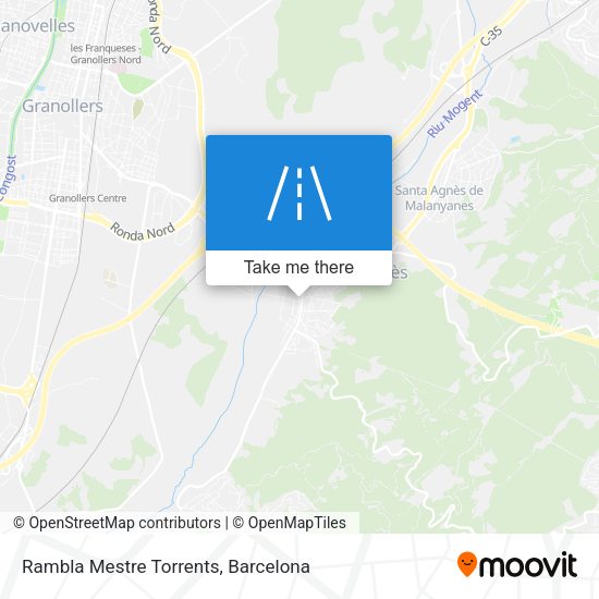 Rambla Mestre Torrents map