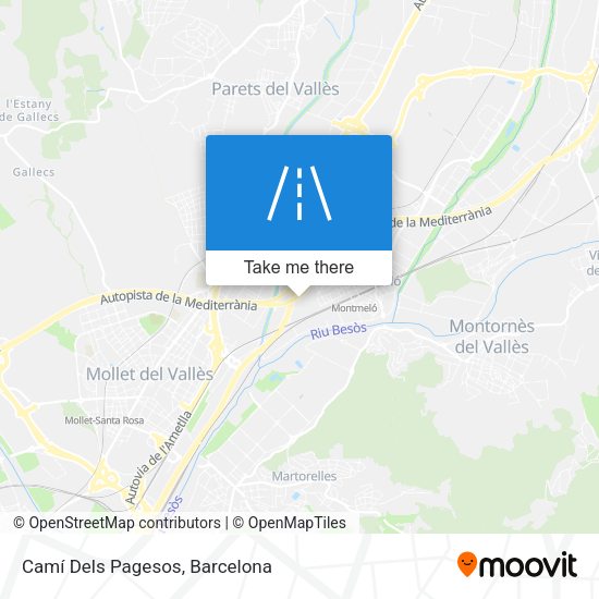 Camí Dels Pagesos map
