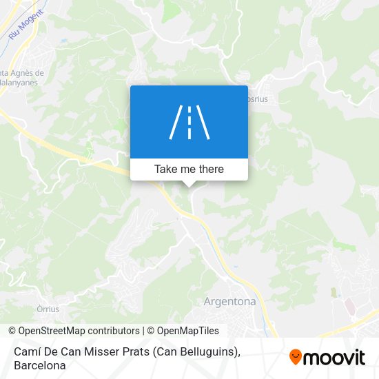 Camí De Can Misser Prats (Can Belluguins) map