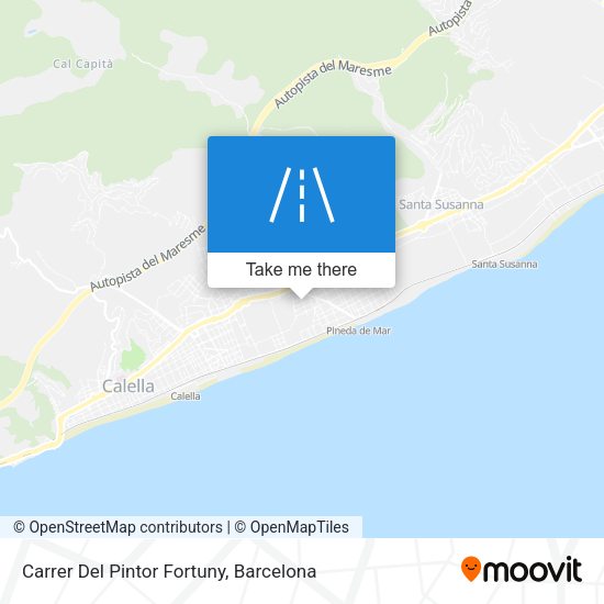 Carrer Del Pintor Fortuny map