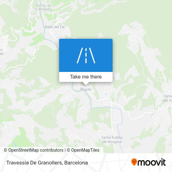 Travessia De Granollers map