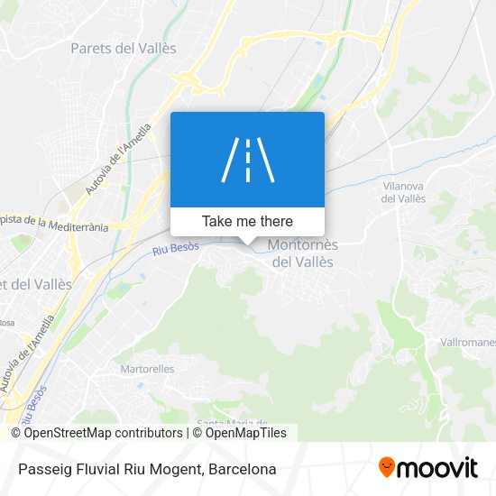 Passeig Fluvial Riu Mogent map