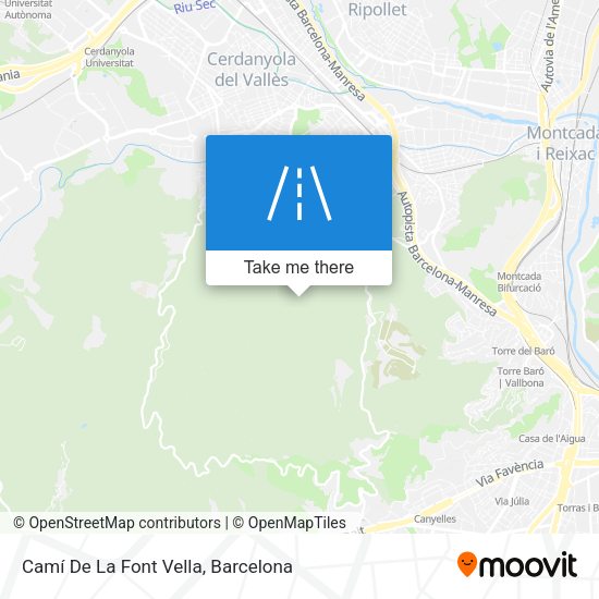 Camí De La Font Vella map