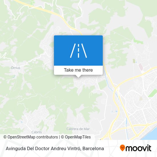 Avinguda Del Doctor Andreu Vintró map