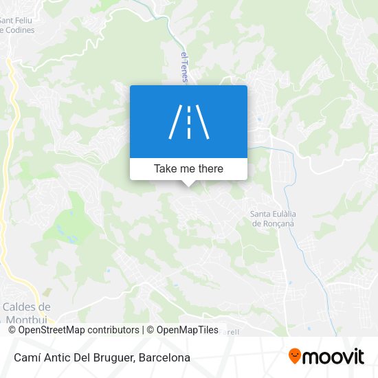 Camí Antic Del Bruguer map