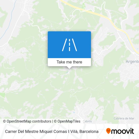Carrer Del Mestre Miquel Comas I Vilà map