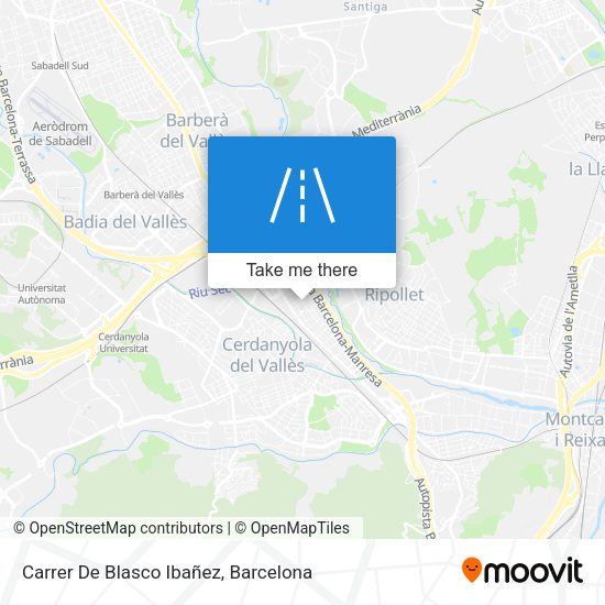 Carrer De Blasco Ibañez map