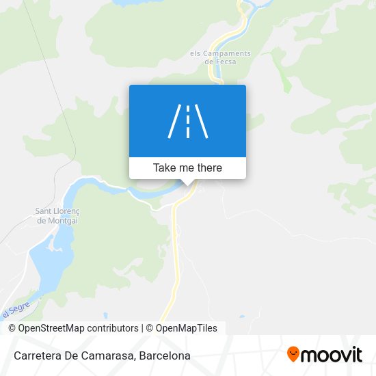 Carretera De Camarasa map
