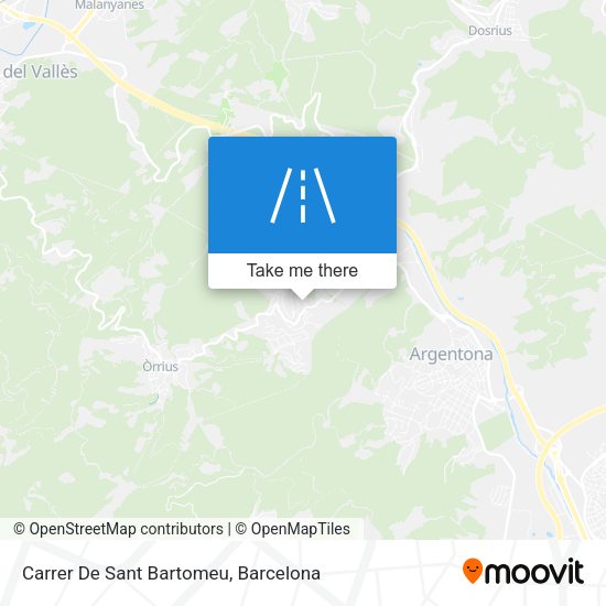 Carrer De Sant Bartomeu map