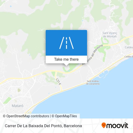 Carrer De La Baixada Del Pontó map