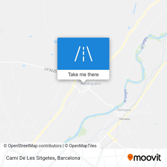 Camí De Les Sitgetes map