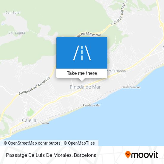 Passatge De Luis De Morales map
