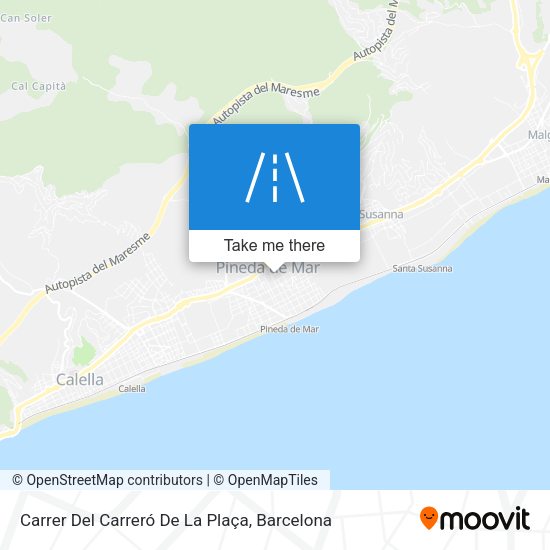 Carrer Del Carreró De La Plaça map