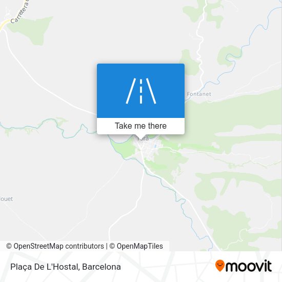 Plaça De L'Hostal map