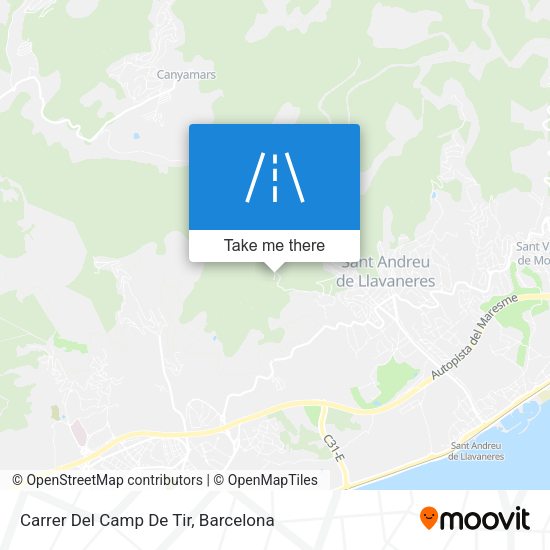 Carrer Del Camp De Tir map