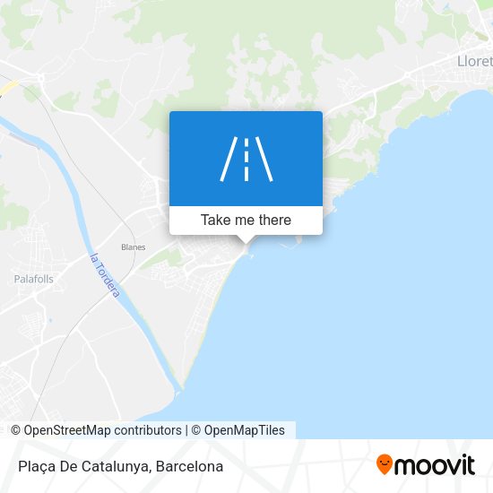 Plaça De Catalunya map