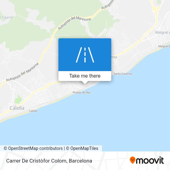 Carrer De Cristòfor Colom map