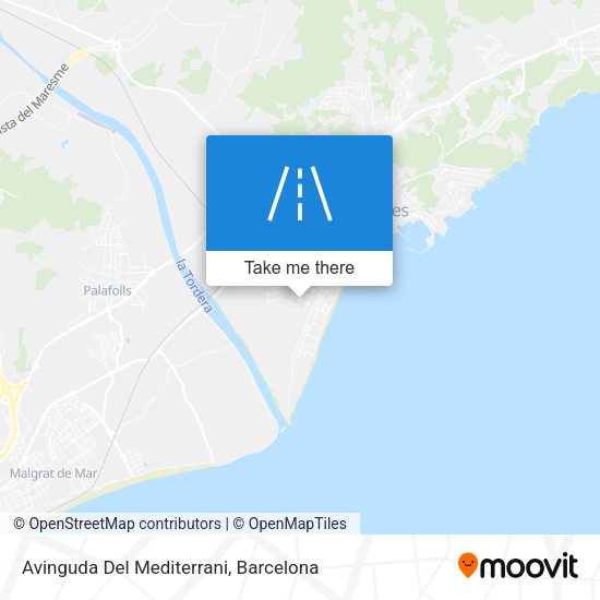 Avinguda Del Mediterrani map