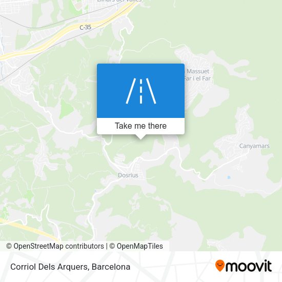 Corriol Dels Arquers map