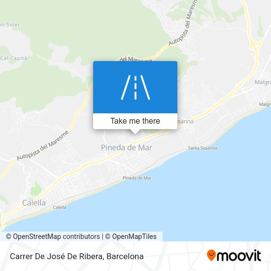 Carrer De José De Ribera map