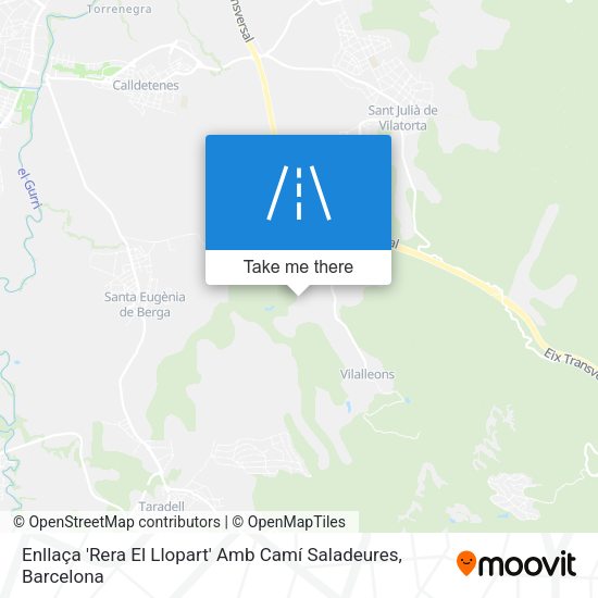 Enllaça 'Rera El Llopart' Amb Camí Saladeures map