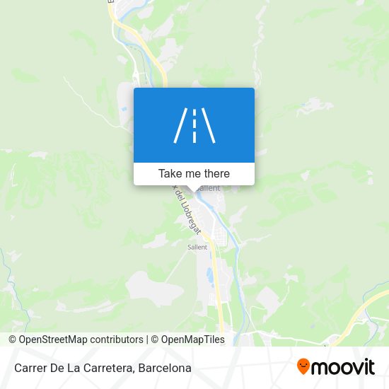 Carrer De La Carretera map