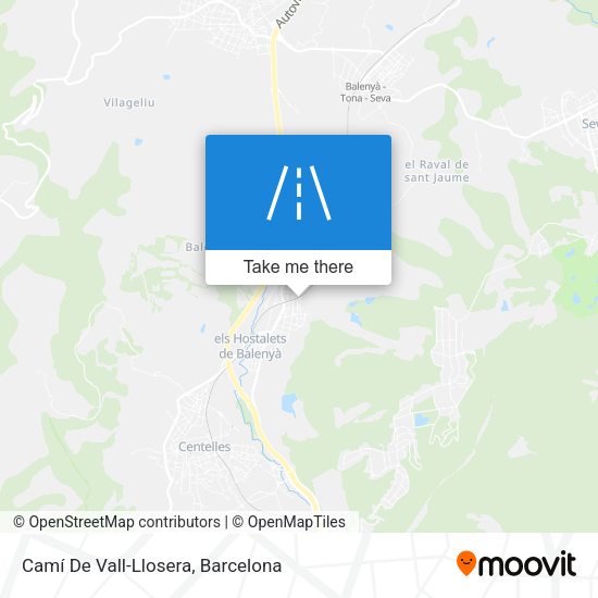 Camí De Vall-Llosera map