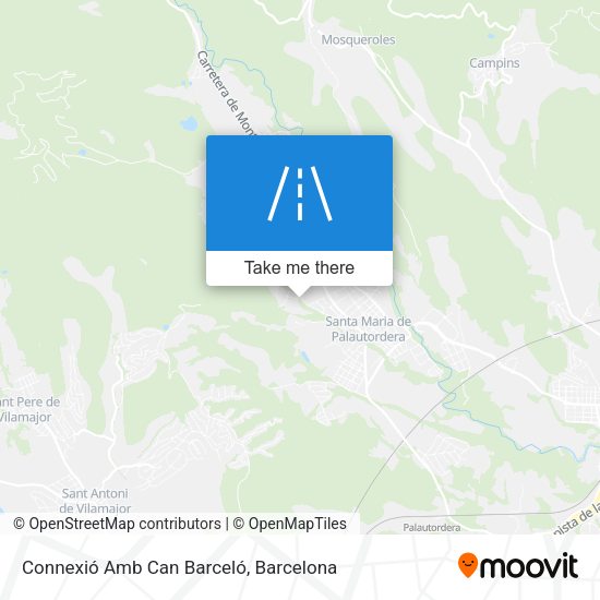 Connexió Amb Can Barceló map