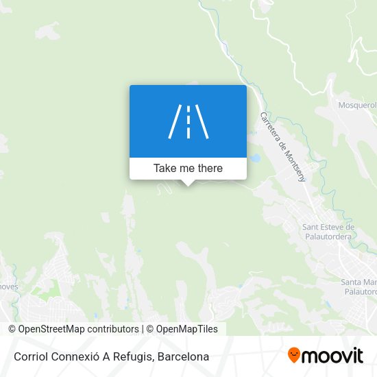 Corriol Connexió A Refugis map