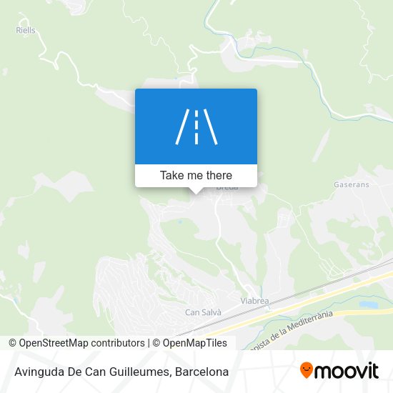 Avinguda De Can Guilleumes map