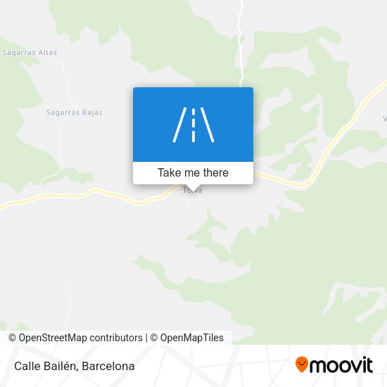 Calle Bailén map