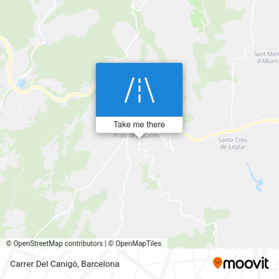 Carrer Del Canigó map