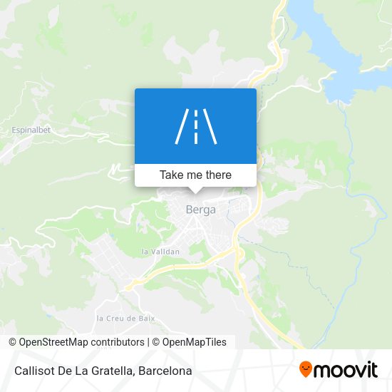 Callisot De La Gratella map