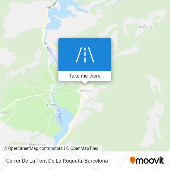Carrer De La Font De La Roqueta map
