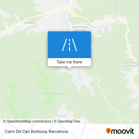 Camí De Can Burbosa map