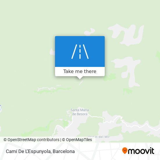 Camí De L'Espunyola map