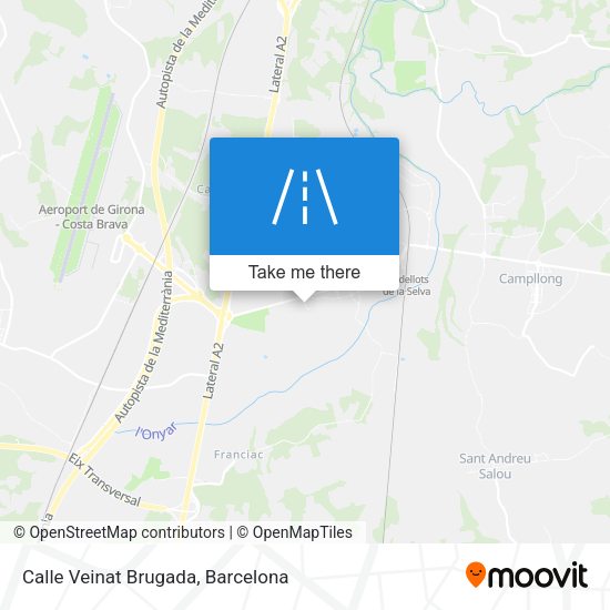Calle Veinat Brugada map